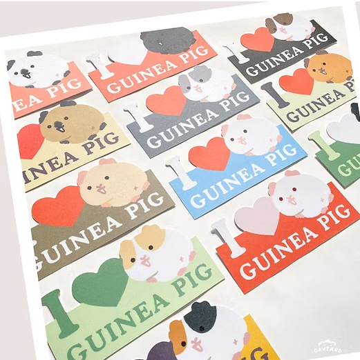 天天好萌 - 我愛倉鼠防水貼紙