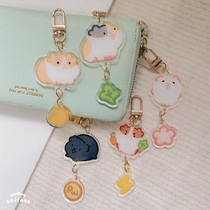 天天好萌 - 天竺鼠串串吊飾 天天好萌 - 天竺鼠串串吊飾