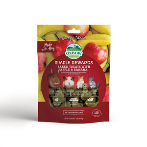 Oxbow Simple Rewards 蘋果香蕉烤焗小食 - 3oz Oxbow Simple Rewards 蘋果香蕉烤焗小食 - 3oz