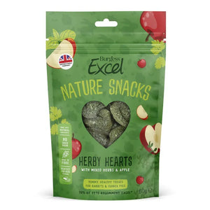 Burgess Excel 香草蘋果味心型小食 60g Burgess Excel 香草蘋果味心型小食 60g