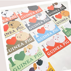 天天好萌 - 我愛倉鼠防水貼紙