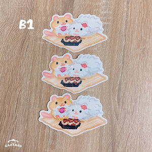 天天好萌 - 閃亮亮防水大貼紙