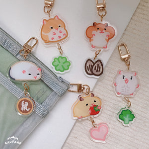 天天好萌 - 倉鼠串串吊飾