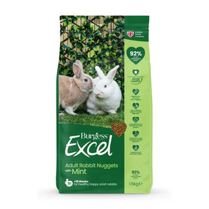 Burgess Excel 薄荷成兔糧 1.5kg