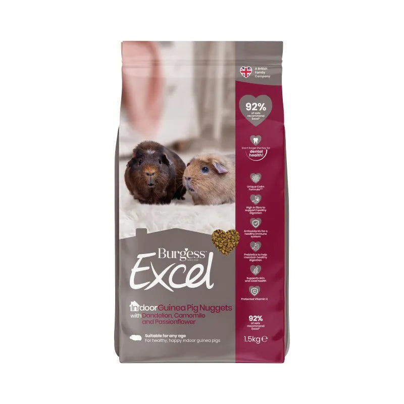 Burgess Excel 室內葵鼠糧 1.5kg