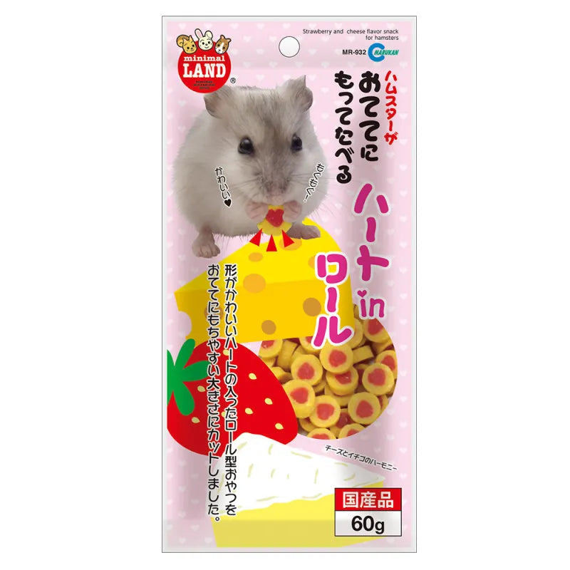 Marukan 倉鼠草莓芝士粒 60g