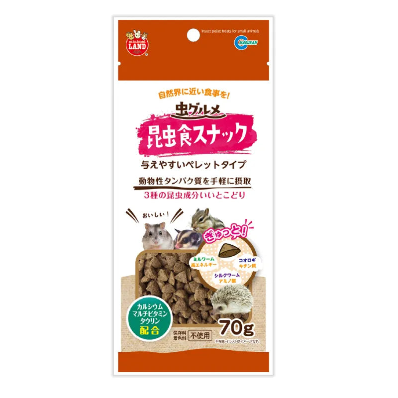 Marukan 小動物混合蟲粉粒70g