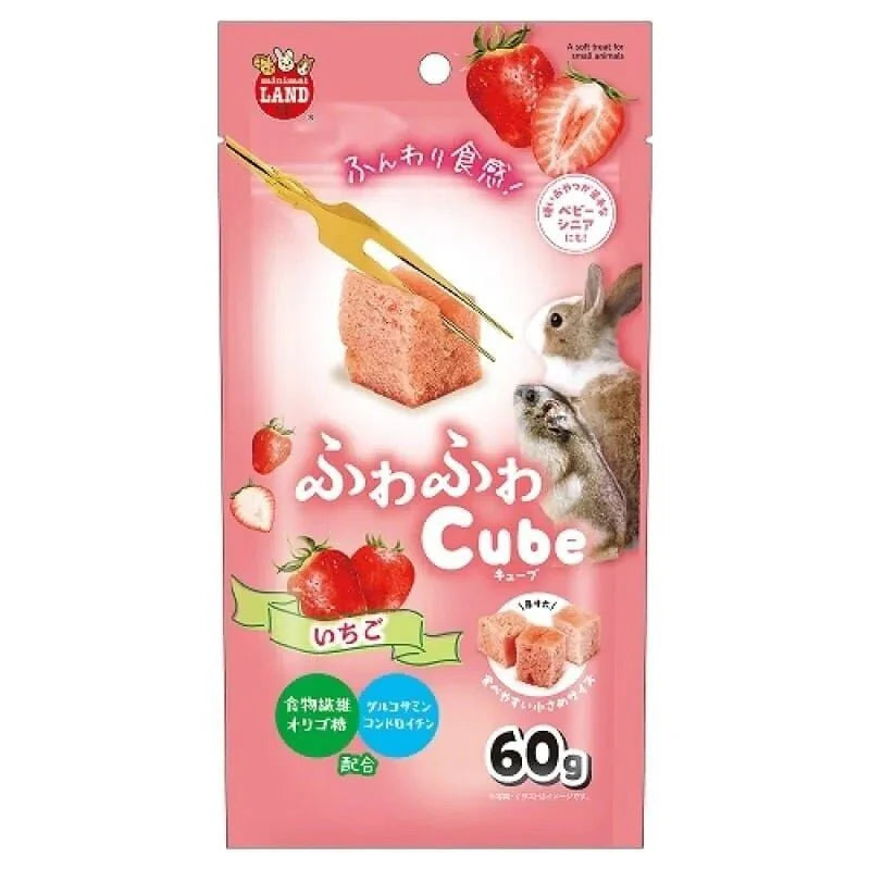 Marukan小動物草莓蛋糕磚60g